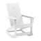 Flash Furniture 4 Modern White Adirondack Rockers & Side Table JJ-C14709-4-T14001-WH-GG - alternate 9